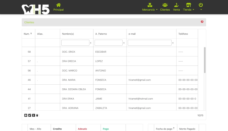 Sistema WEB